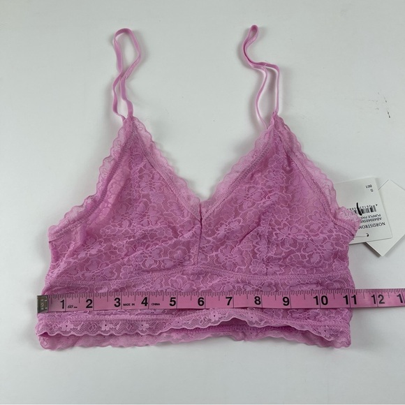 Abound Bralette Womens Small Pink Purple Lace Bra Pullover NWT NEW - Picture 3 of 7